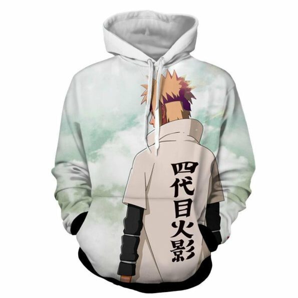 Hokage Minato Uzumaki 3D Jacket – Naruto Hoodie