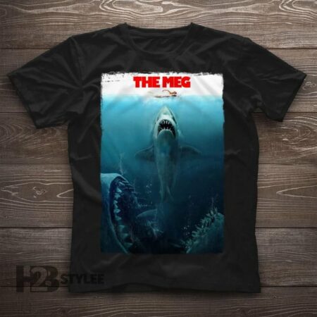 Meg Shark Megalodon Shark Funny Gift Graphic Unisex T Shirt, Sweatshirt, Hoodie Size S – 5XL
