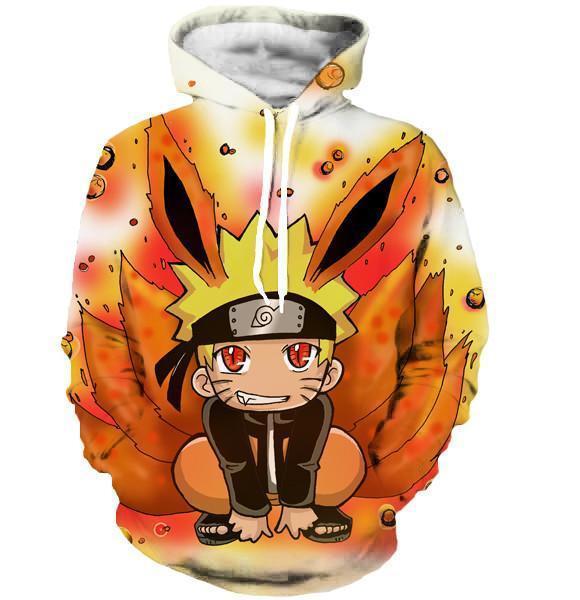 Kid Uzumaki Naruto 3D Hoodies