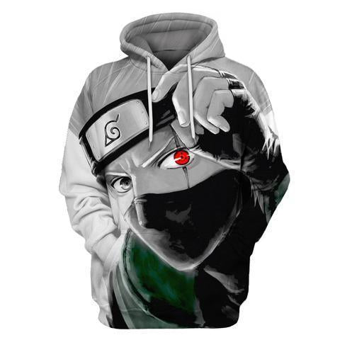 Naruto Hoodie – Kakashi 3D Hoodie – Jacket