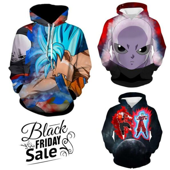 Black Friday Dragon ball Z Super Deal 10 | Three In One 3D Hoodie Package