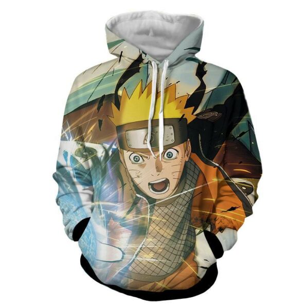 Naruto 3D Hoodies – Fighting Naruto jacket