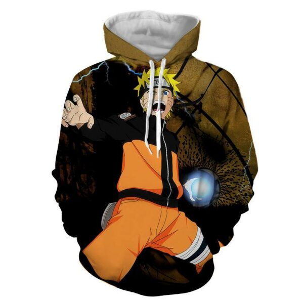 Naruto Jacket – Naruto Wind Rasengan – Naruto 3D Hoodies