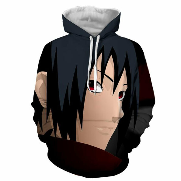 Naruto Hoodie -Sasuke 3D Hoodie -JACKET