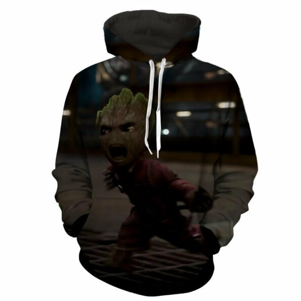 Baby Groot 3D Hoodie – Guardian Of Galaxy Jacket