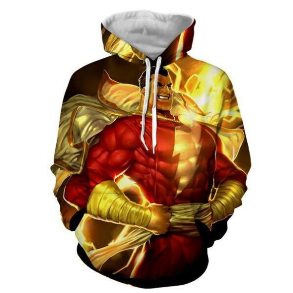 Bold Shazam 3D Hoodie – Jacket