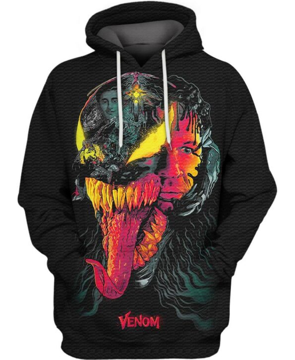 Colorful Venom 3D Hoodie-Jacket