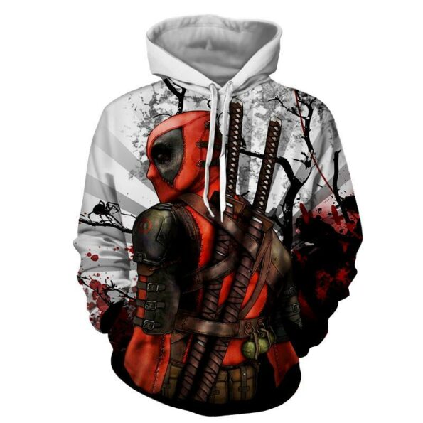 Deadpool Hoodie – 3D Deadpool – Deadpool Jacket