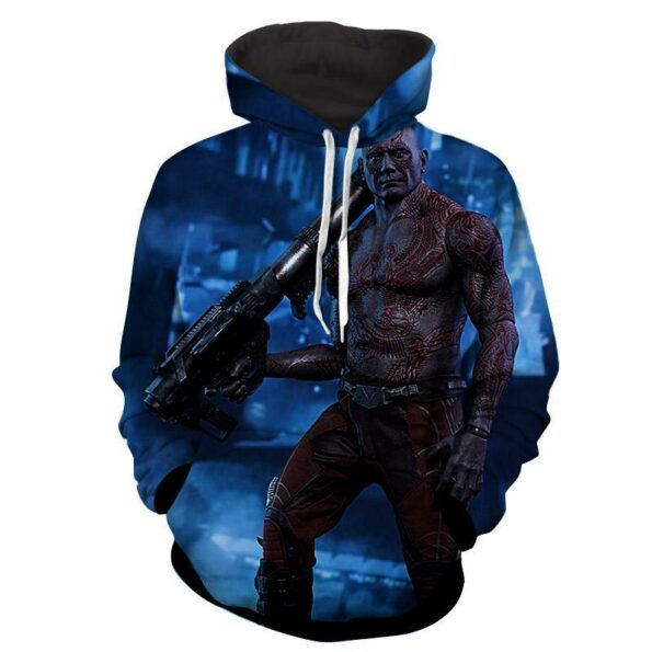 Drax the Destroyer 3D Hoodie-Guardian Of Galaxy Jacket