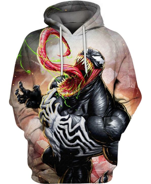 Angry Howl Venom 3D Hoodie-Jacket