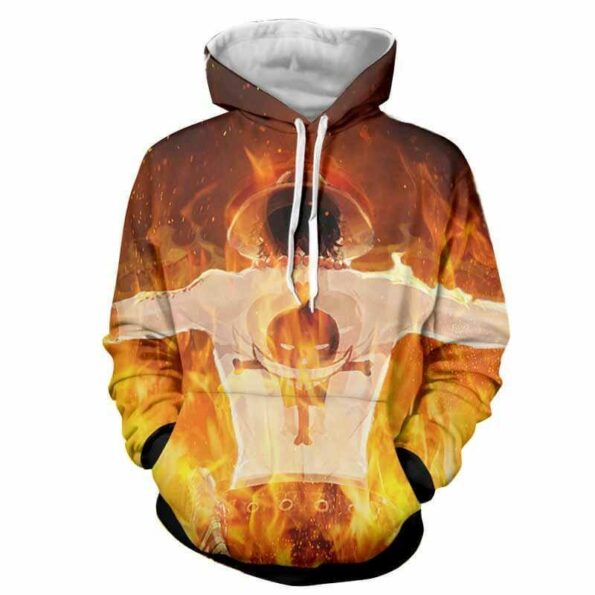 Fire Fist Ace 3D Hoodie – One Piece