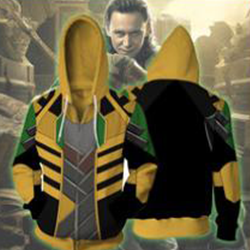 Loki Costume Hoodie – Loki Zip Up Jacket