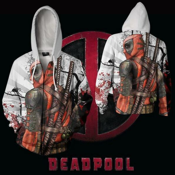 Dead Pool Action Hoodie – Dead Pool Zip Up Jacket