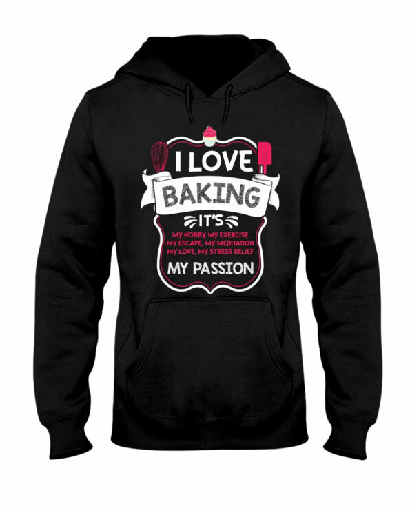 I Love Baking 3D Hoodie