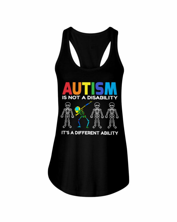 Autism Is Not A Disability Ladies Tank Top
