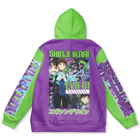 Shinji Ikari x Eva 01 Neon Genesis Evangelion Streetwear Hoodie