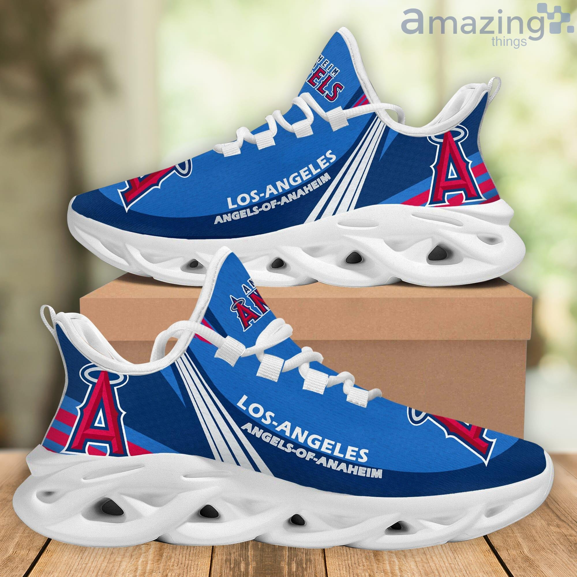 Los Angeles Angels Blue Max Soul Shoes