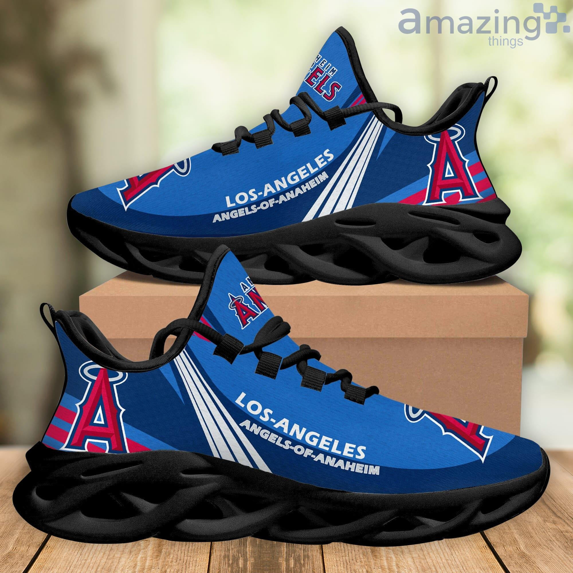 Los Angeles Angels Blue Max Soul Shoes