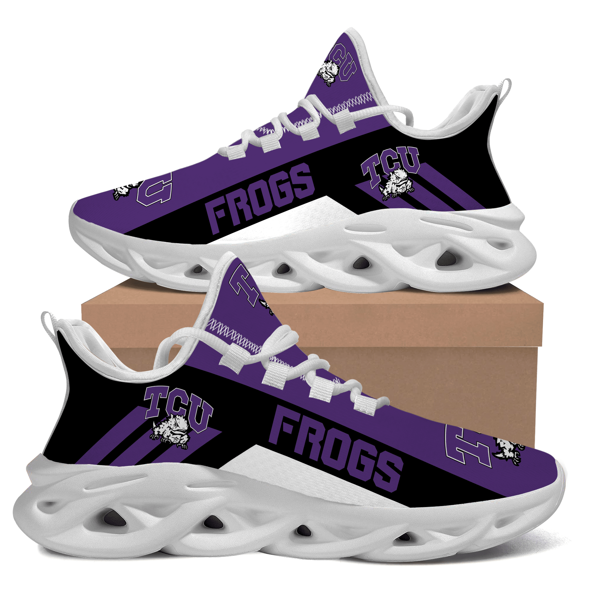 Tcu Horned Frogs Logo Max Soul Shoes