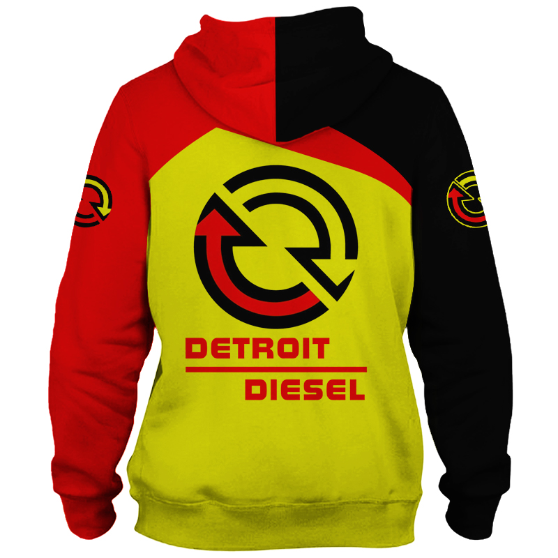 3D Full Print Detroit Diesel T-Shirt Hoodie Apparel