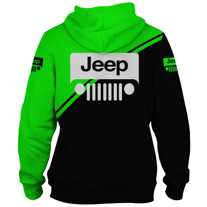 3D Full Print Jeep T-Shirt Hoodie Apparel For Men And Women