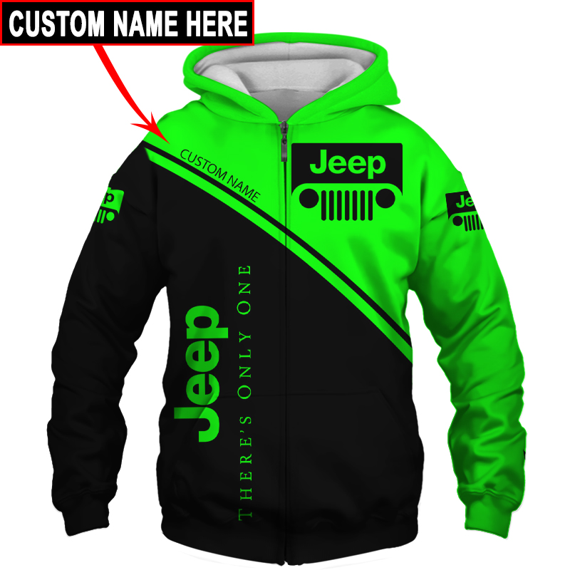 3D Full Print Jeep T-Shirt Hoodie Apparel For Men And Women