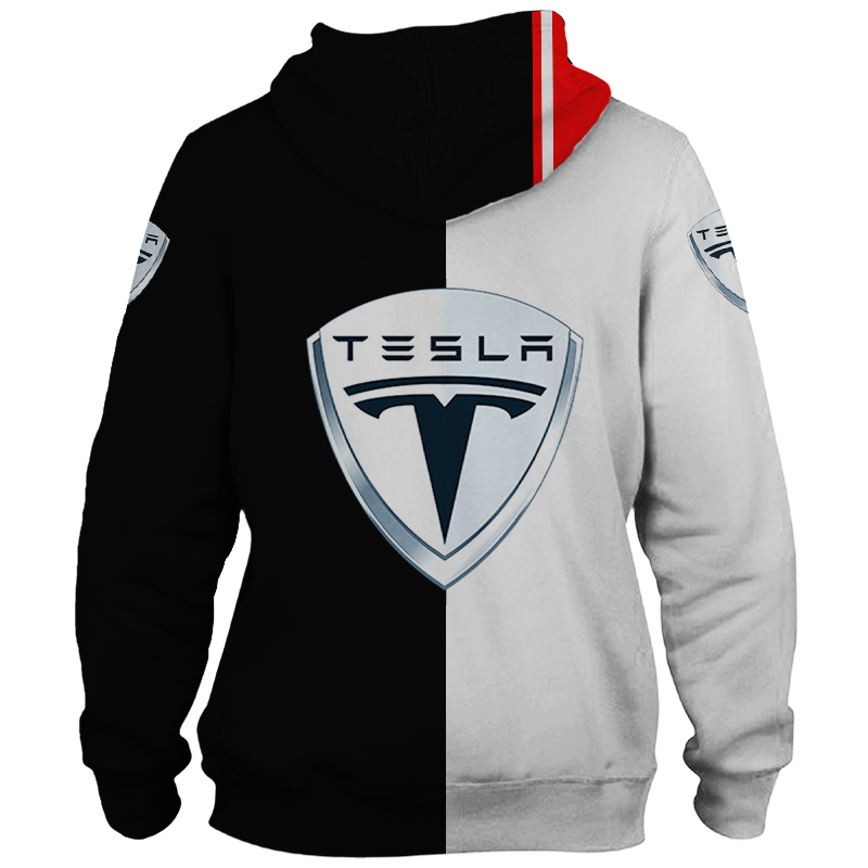 3D Full Print Tesla T-Shirt Hoodie Apparel