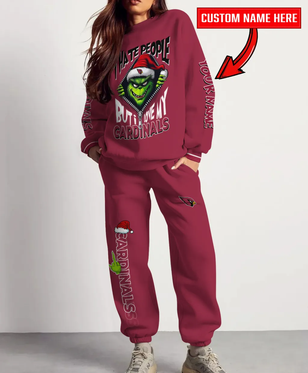 Arizona Cardinals Christmas Collection Unisex Sweatshirt And Sweatpants