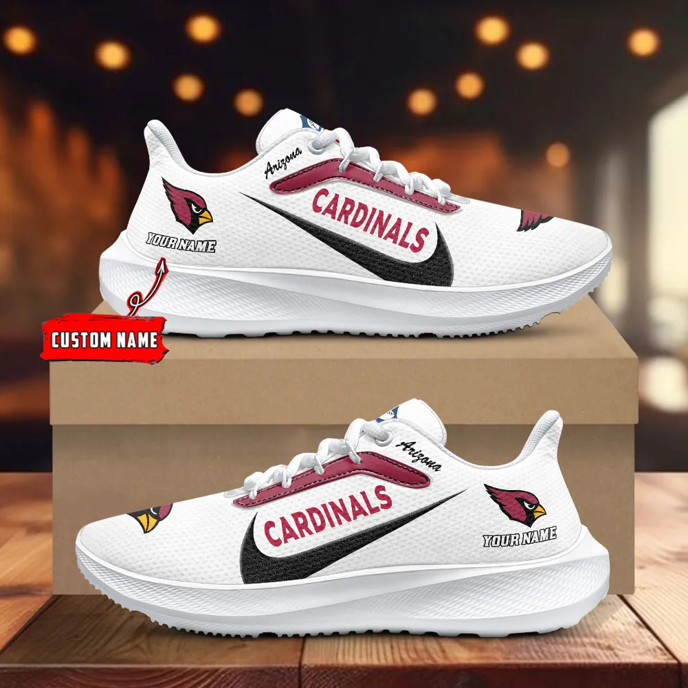 Arizona Cardinals Lightweight Running Shoes With Patch Decor