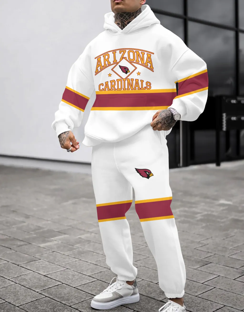 Arizona Cardinals Pullover Hoodie And Sweatpants Set –