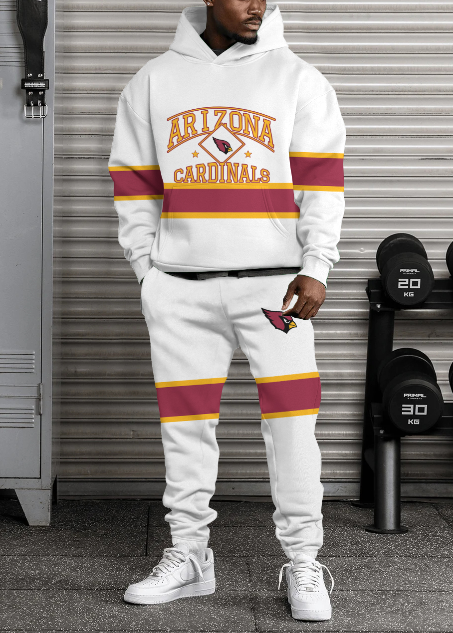 Arizona Cardinals Pullover Hoodie And Sweatpants Set –