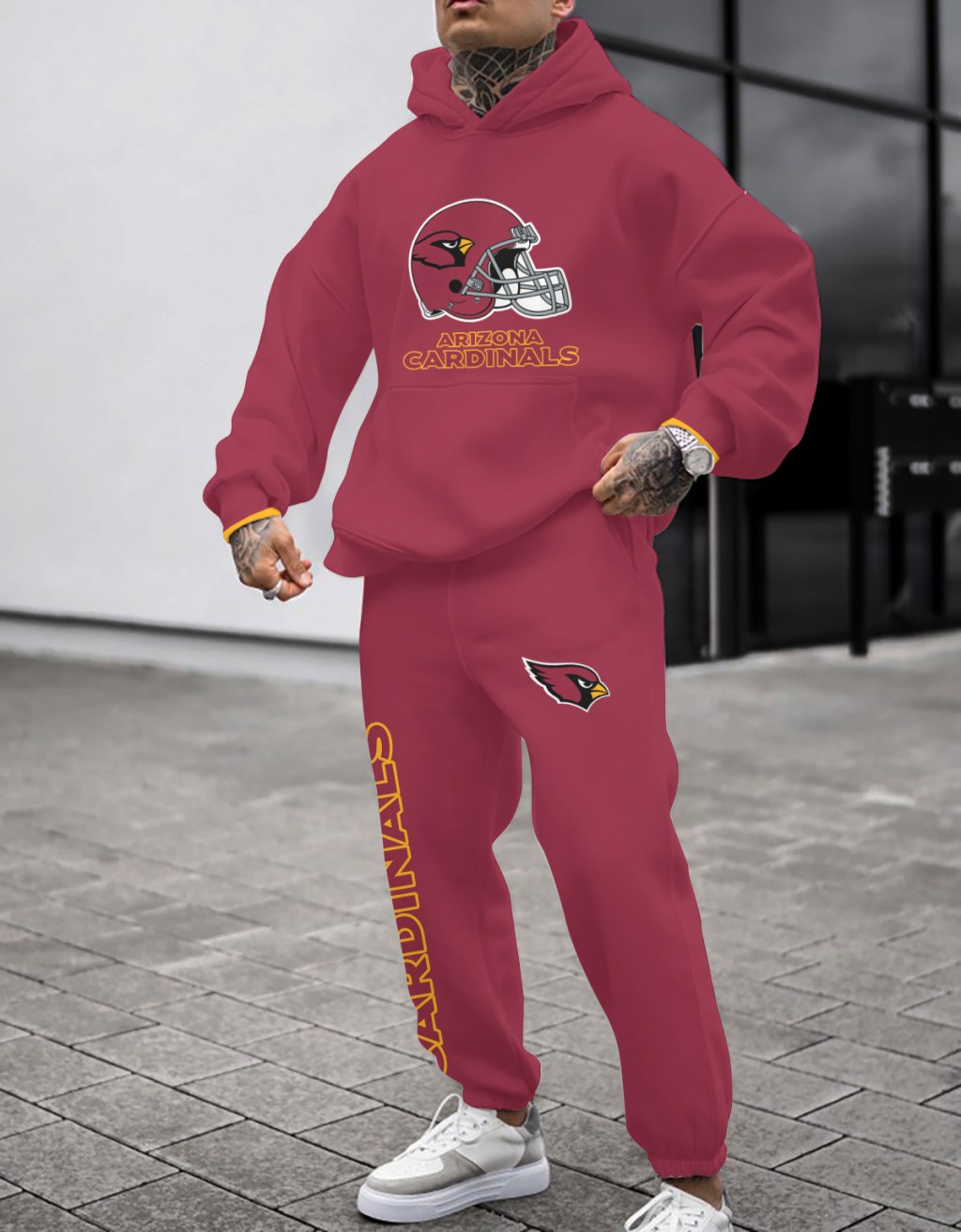 Arizona Cardinals Pullover Hoodie And Sweatpants Set –