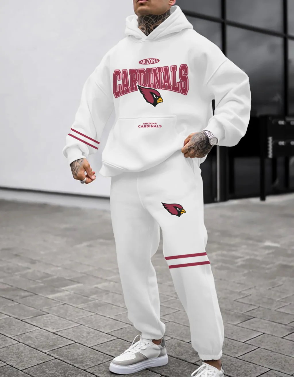 Arizona Cardinals Pullover Hoodie And Sweatpants Set –