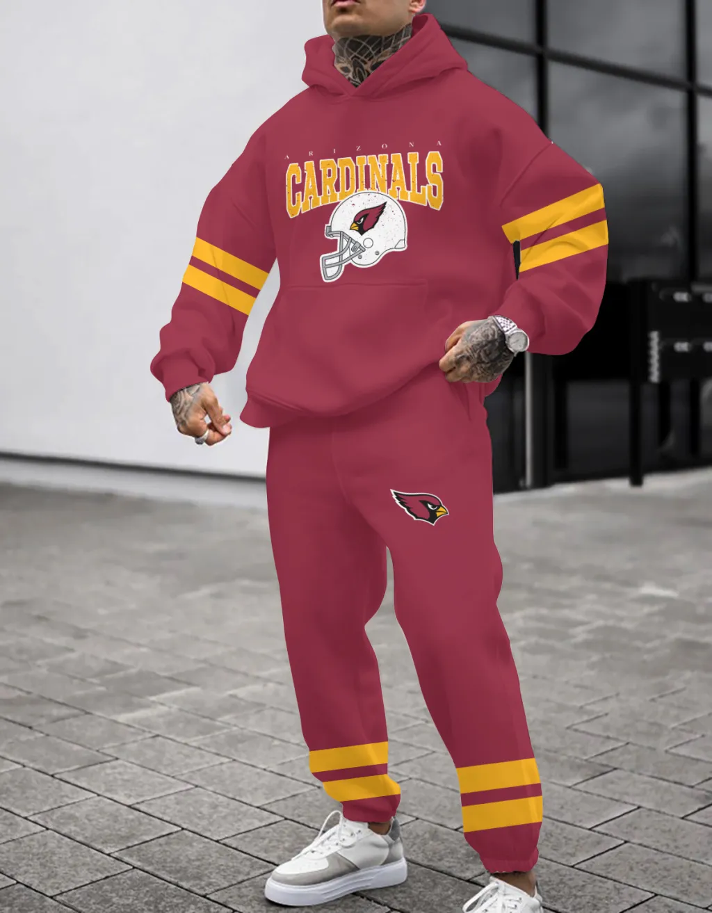 Arizona Cardinals Pullover Hoodie And Sweatpants Set