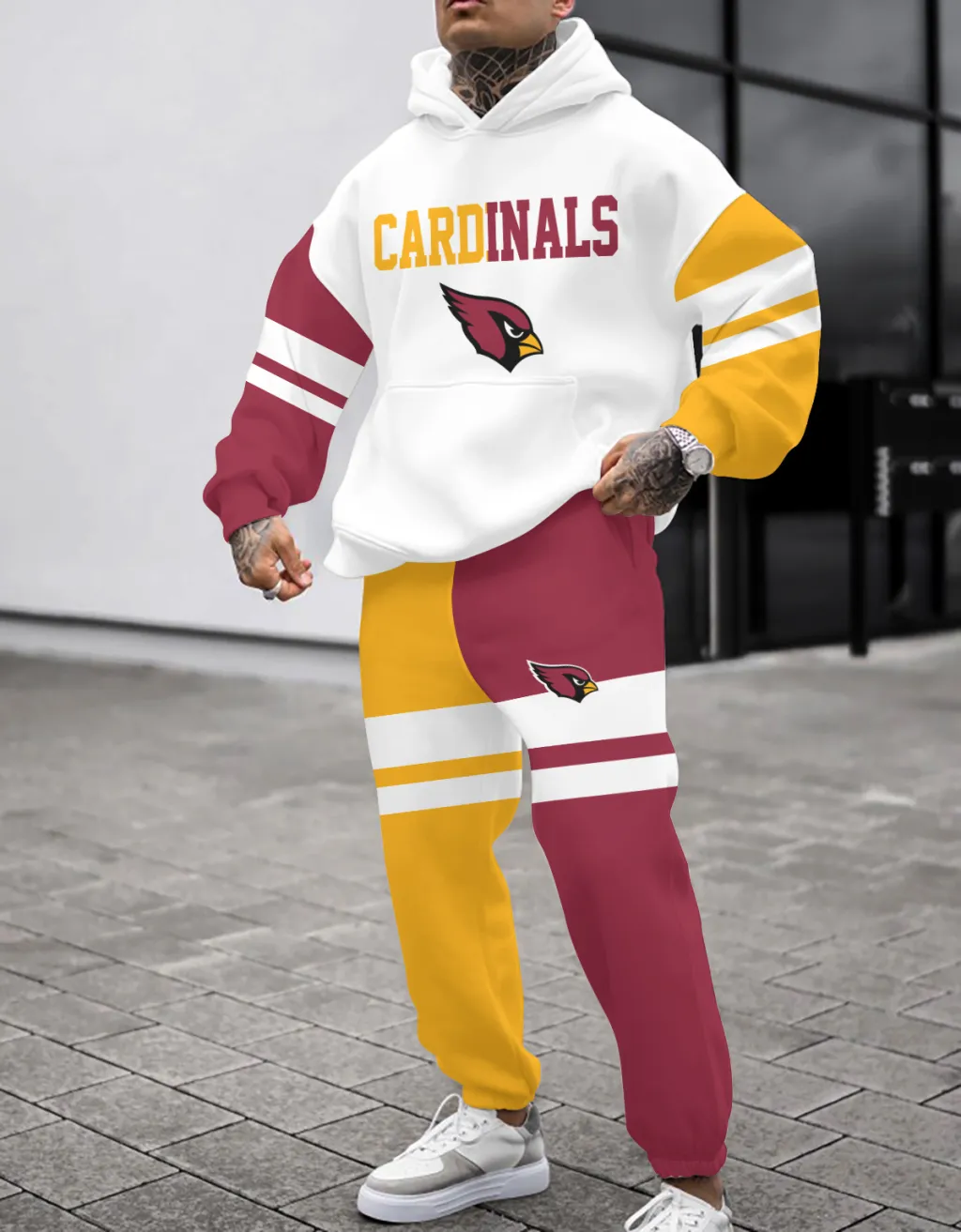 Arizona Cardinals Pullover Hoodie And Sweatpants Set