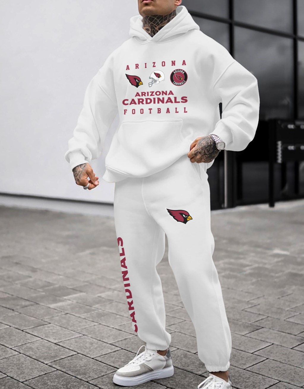 Arizona Cardinals Pullover Hoodie And Sweatpants Set