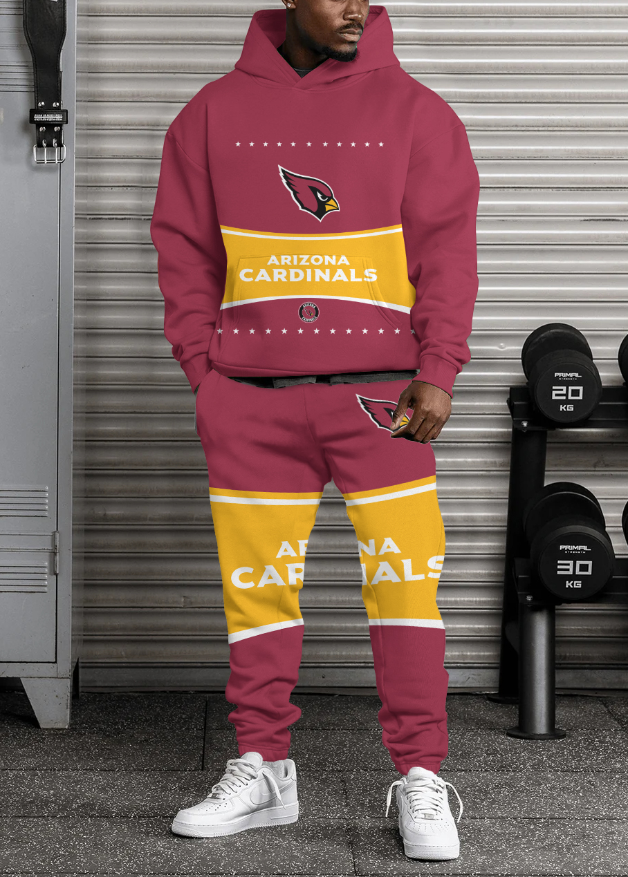 Arizona Cardinals Pullover Hoodie And Sweatpants Set