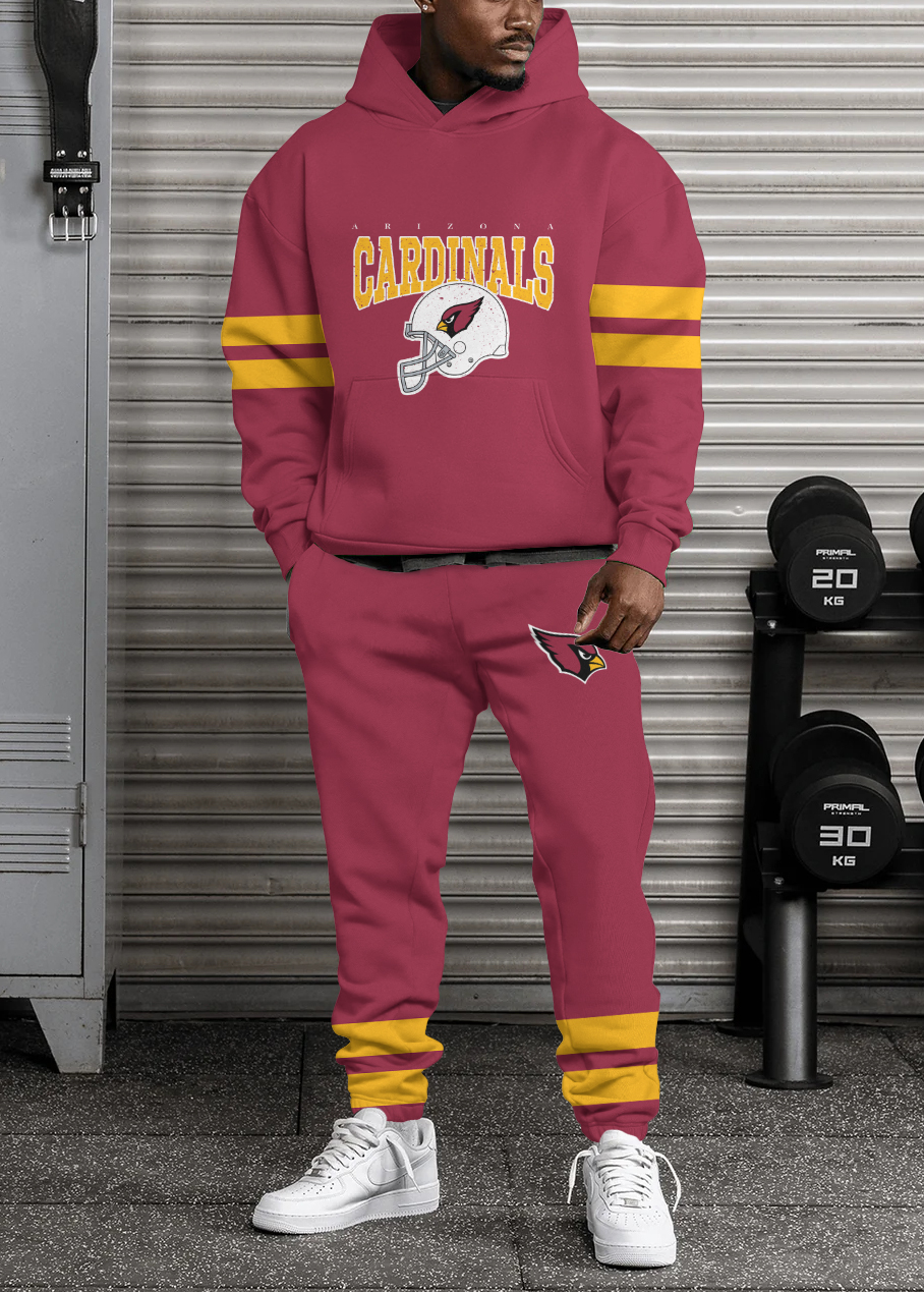 Arizona Cardinals Pullover Hoodie And Sweatpants Set