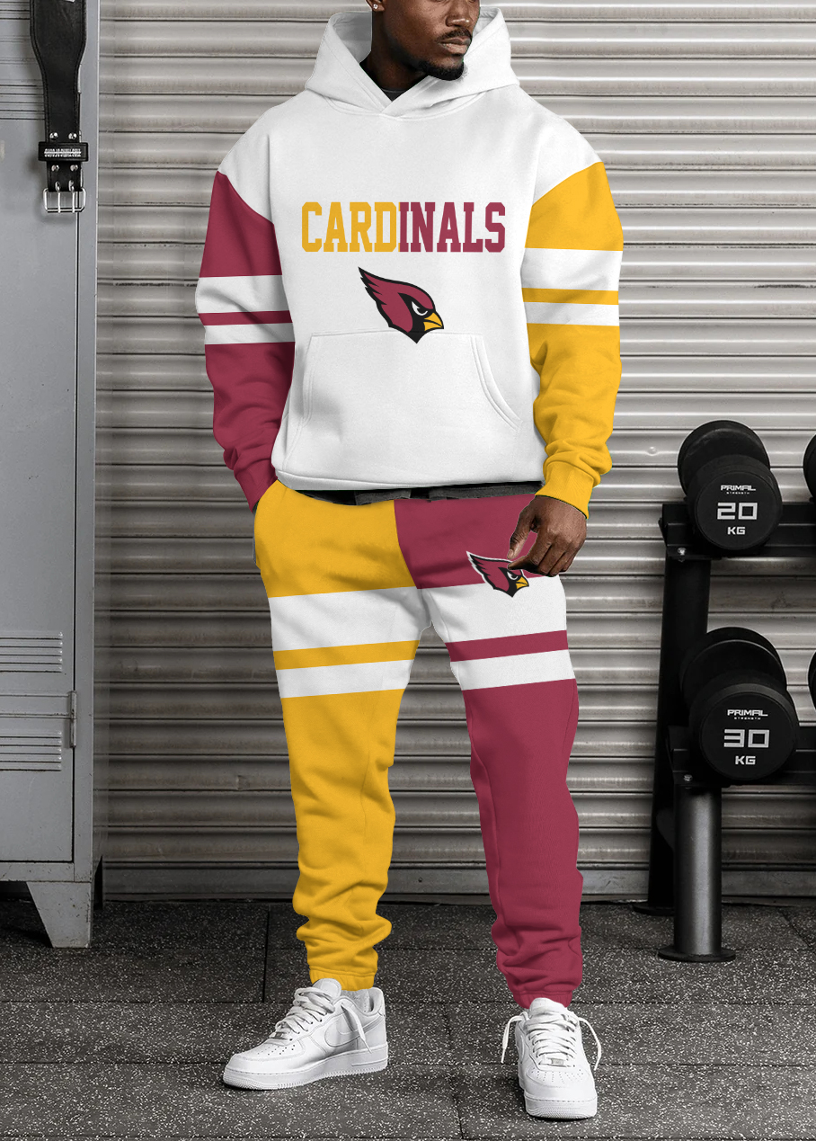 Arizona Cardinals Pullover Hoodie And Sweatpants Set