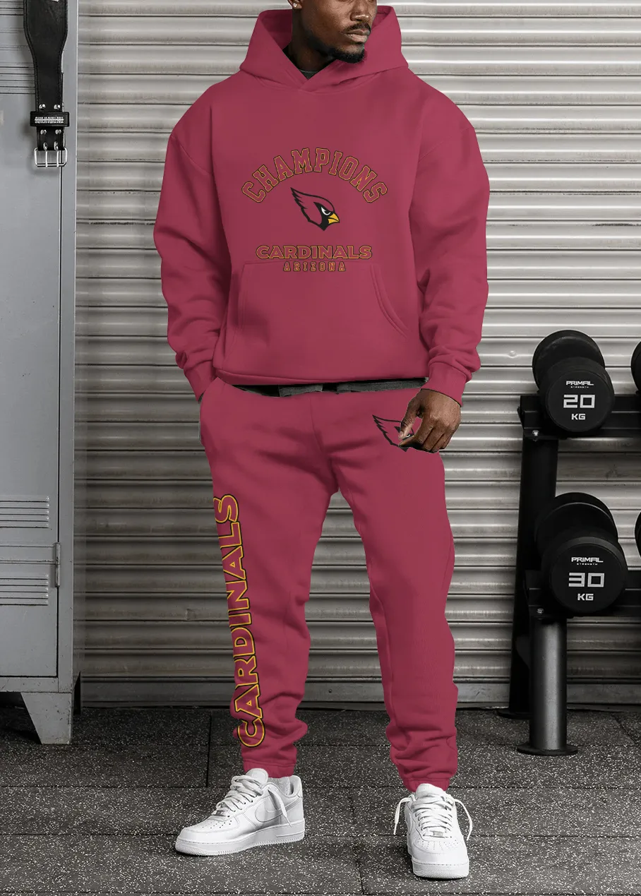 Arizona Cardinals Pullover Hoodie And Sweatpants Set