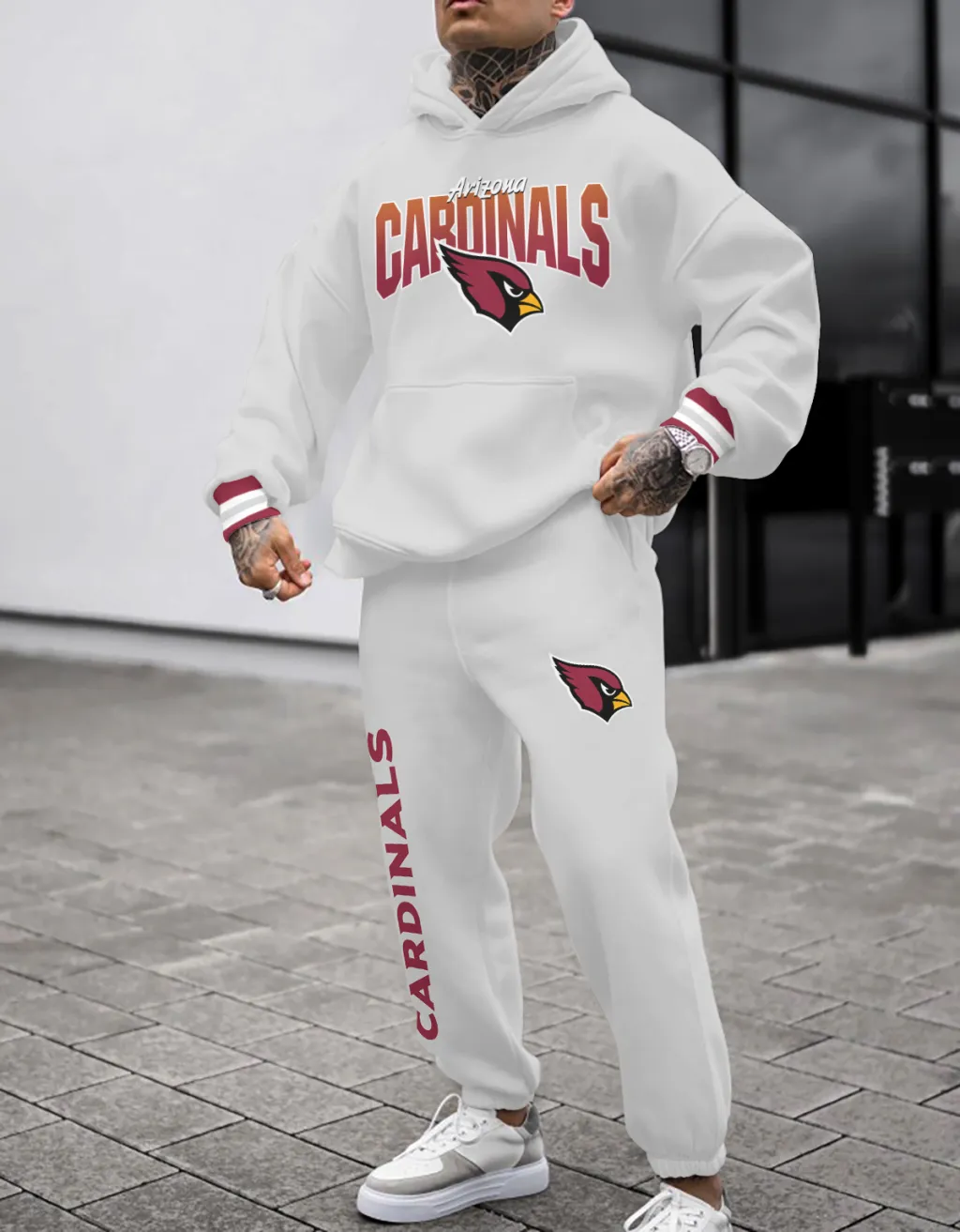 Arizona Cardinals Pullover Hoodie And Sweatpants Set