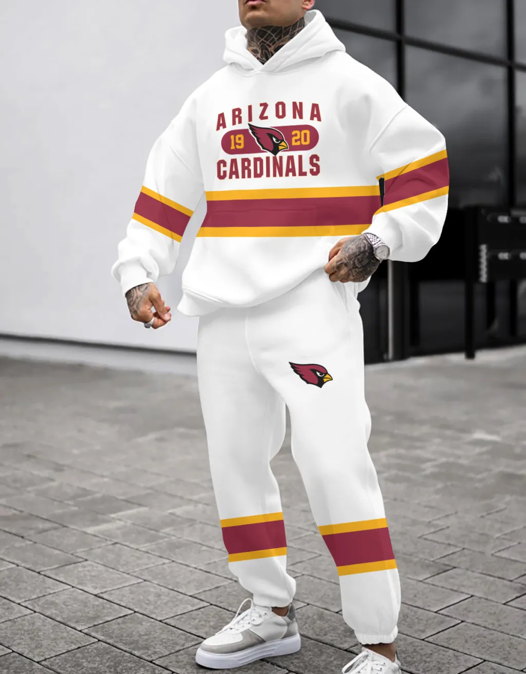 Arizona Cardinals Pullover Hoodie And Sweatpants Set