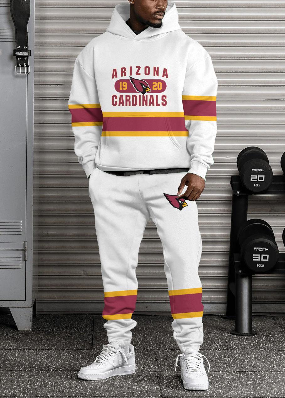 Arizona Cardinals Pullover Hoodie And Sweatpants Set