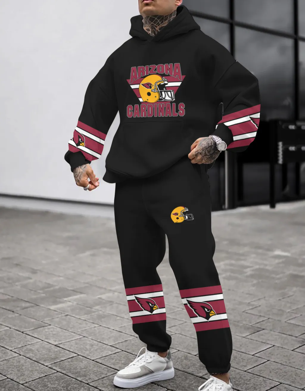 Arizona Cardinals Pullover Hoodie And Sweatpants Set