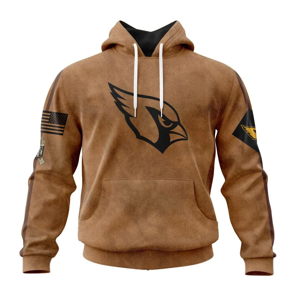 Arizona Cardinals Salute To Service Club Hoodie – Personalized Edition