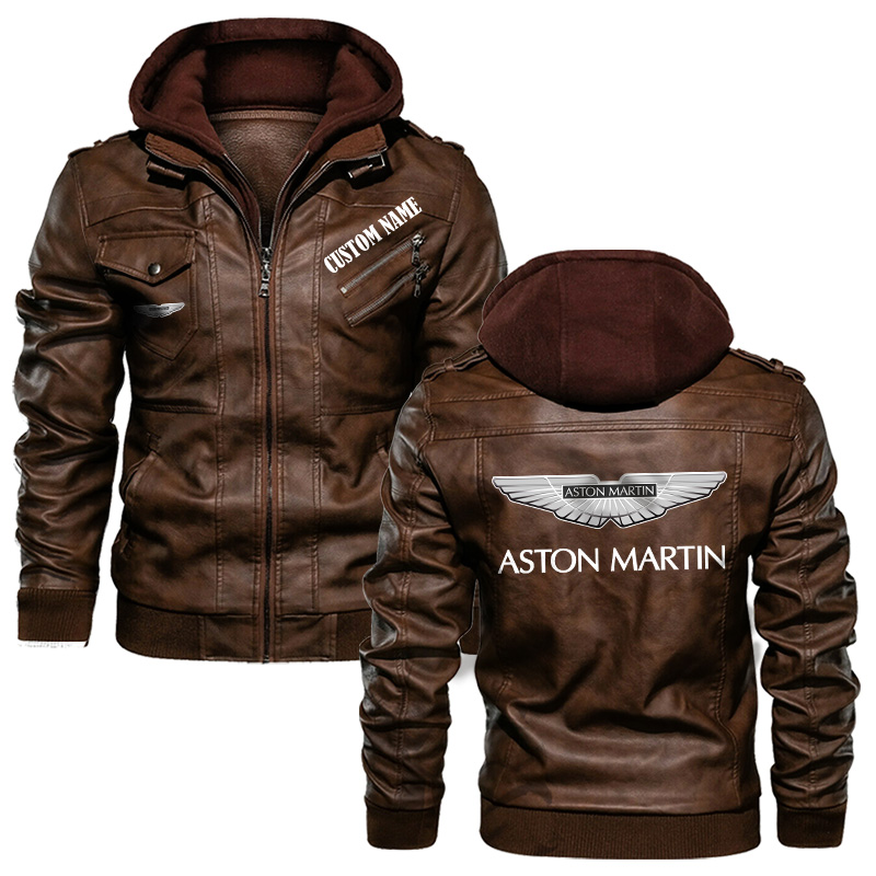 Aston Martin Winter Leather Jacket – Warm Outerwear For Men