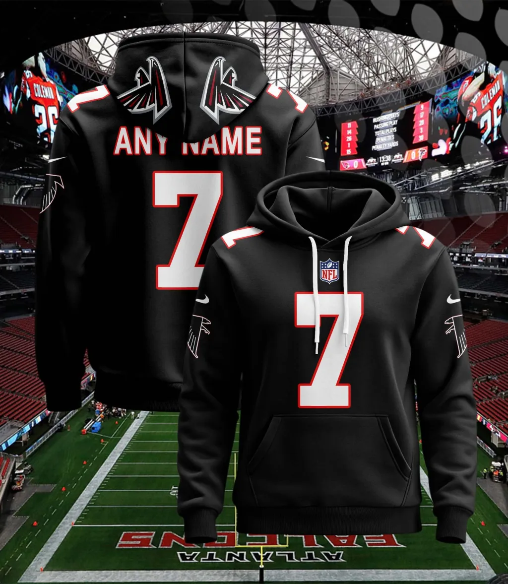 Atlanta Falcons Personalized Football Hoodie Style Jersey