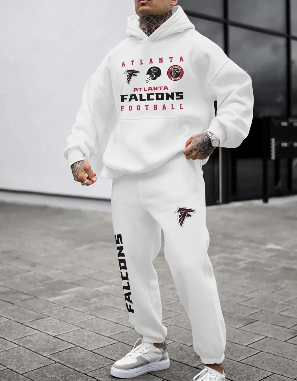 Atlanta Falcons Pullover Hoodie And Sweatpants Set