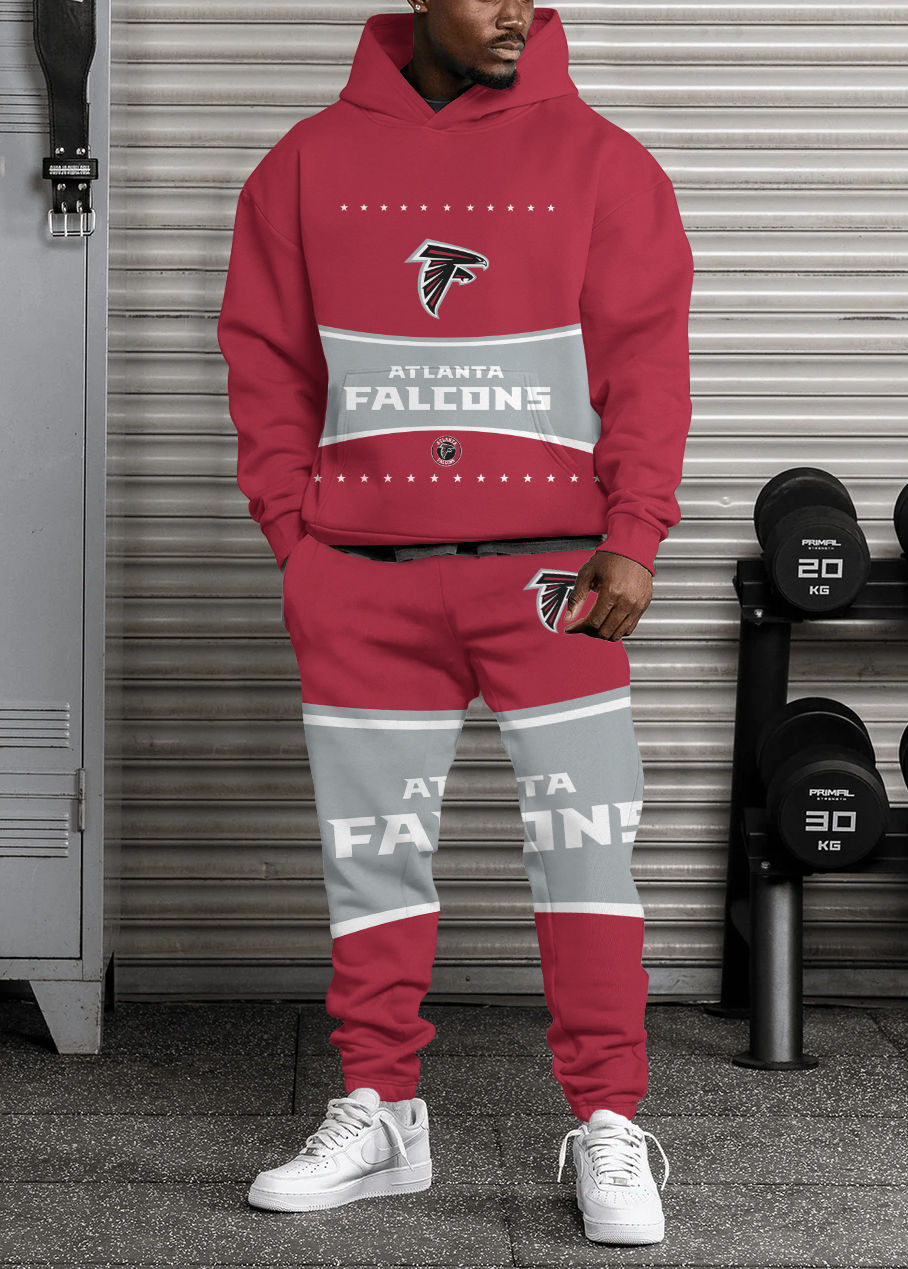 Atlanta Falcons Pullover Hoodie And Sweatpants Set