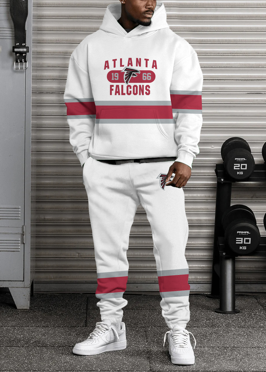 Atlanta Falcons Pullover Hoodie And Sweatpants Set